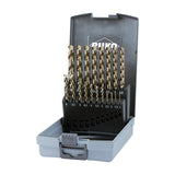 RUKO DRILL SET HSSE-CO5 (3 Way Surface Shank)