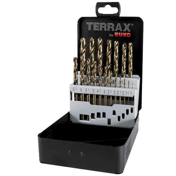 TERRAX Drill Set - 19 Pieces