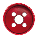 TERRAX Red Hole Saw - Top View